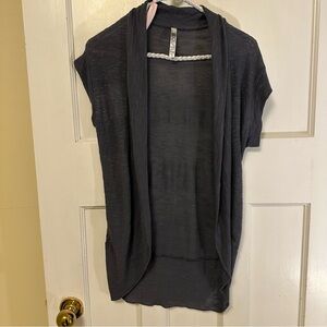 🔥 Absolutely Rayon Charcoal Open-Front Shrug